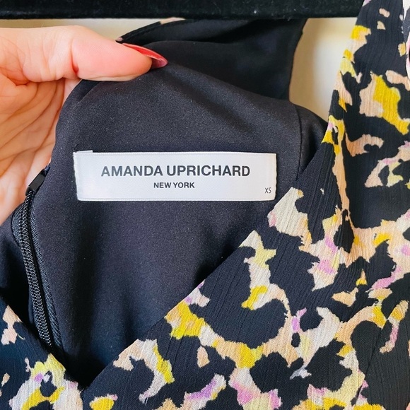 Amanda Uprichard Zita Leopard Ruffle Mini Dress - Picture 3 of 11